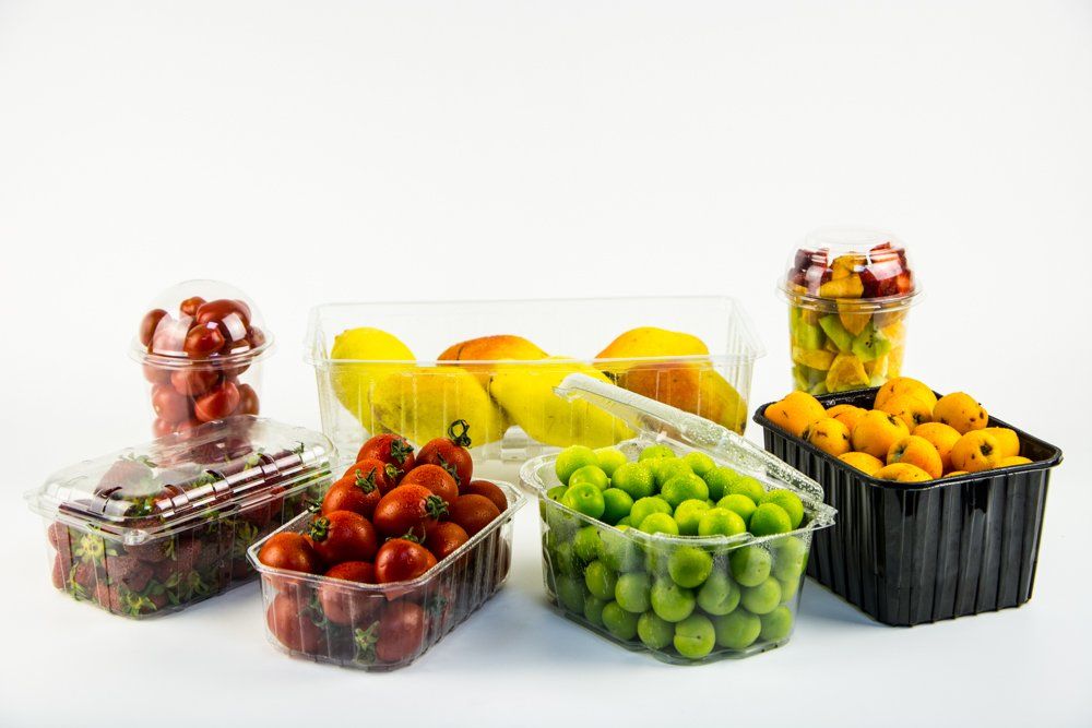 Plastic Disposable Fruit and Vegetable Containers