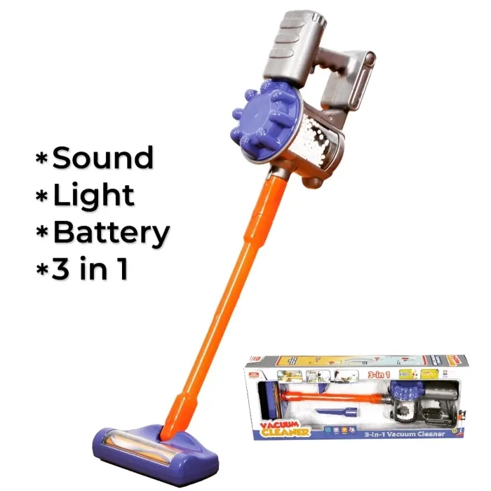 Toy Vacuum Cleaner, Cordless Upright Toy Vacuum